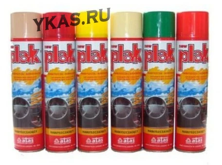 ATAS   PLAK   400 ML - Персик. Глянцевая полироль торпеды (спрей)