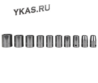 Foxweld  Набор торцевых головок (10-27 мм, 1/2\", 10 шт.)
