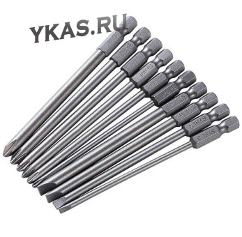 Набор бит Phillips  100мм. 10шт.