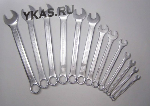 GRAND TOOL Ключ комбин 19 мм CrV (сатин)