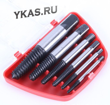 Набор экстракторов для выкручивания болтов 6шт