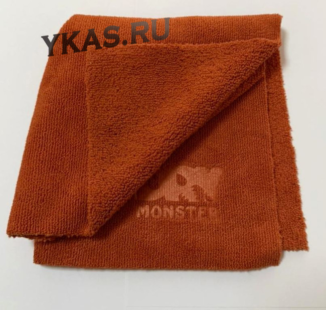 Микрофибра  DRY MONSTER экстра плотная 420гр.м  40x40см, без шва  Коралловый