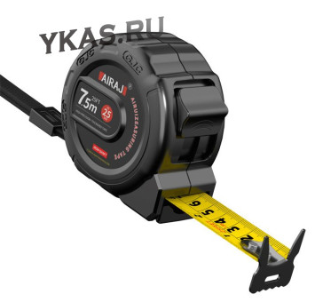 Рулетка 7,5м, ширина 25мм, флуоресцентная