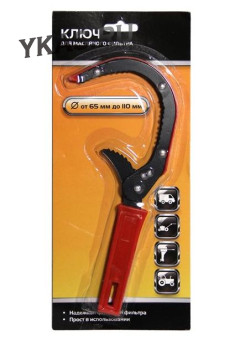 Сьемник маслянного фильтра \"Серп\" 65-110 мм