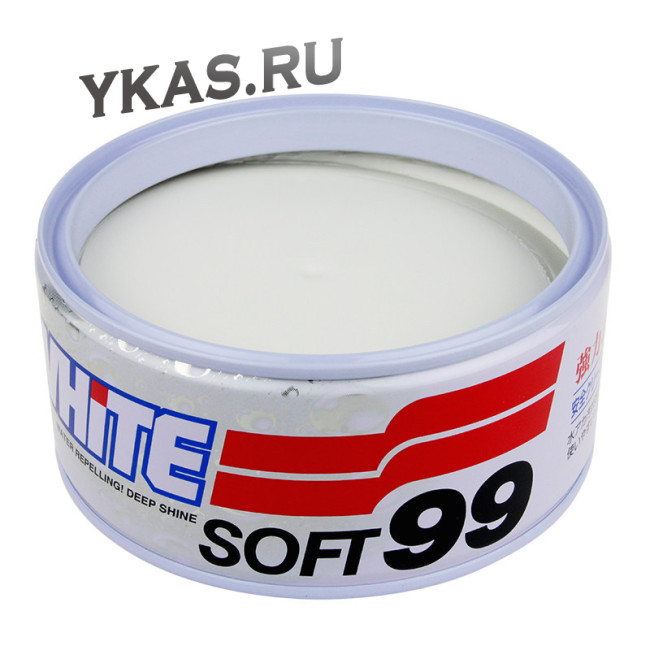 Soft99  Полироль кузова защитная Soft White Hard  для светлых 300гр.