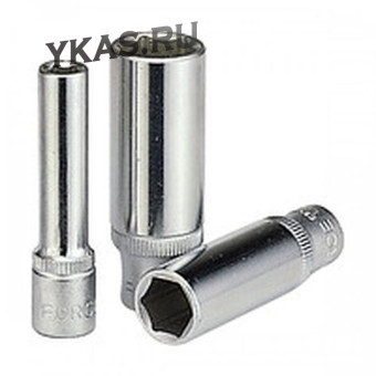 FORSAGE. Торц. головка 1/4\"  6-гр. глубокая  14 мм